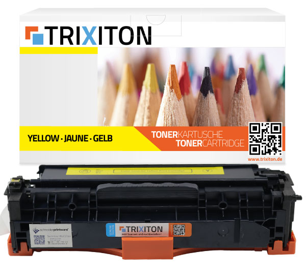 Trixiton Kompatibel HP 305A CE412A Yellow Toner 